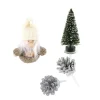 New Cerf Dellier Kit décor Noël lutin gris
