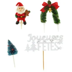 Clearance Cerf Dellier Kit décor Père Noël résine
