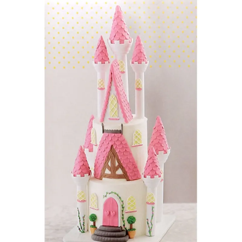 Cerf Dellier Kit de décoration pour gâteau château Wilton