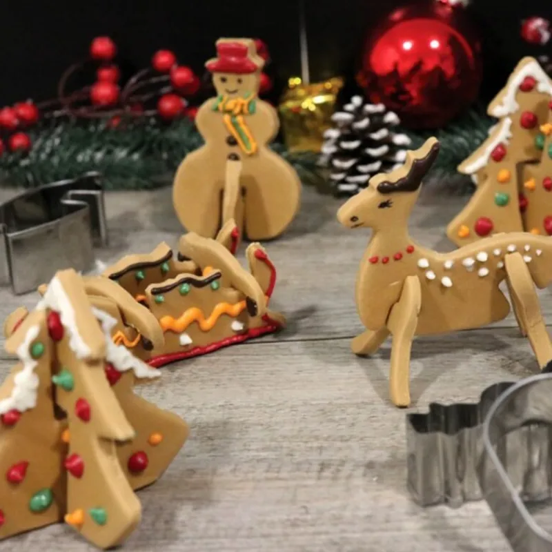 Discount Cerf Dellier Kit emporte-pièces biscuits de Noël 3D