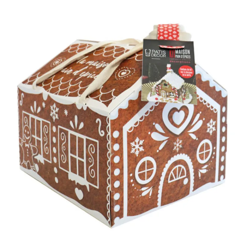 New Cerf Dellier Kit Maison Pain d'Epices emporte-pièces et ingrédients