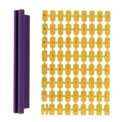Best Cerf Dellier Kit tampons à biscuits chiffres et lettre