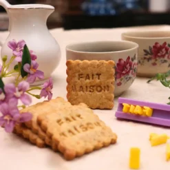 Best Cerf Dellier Kit tampons à biscuits chiffres et lettre