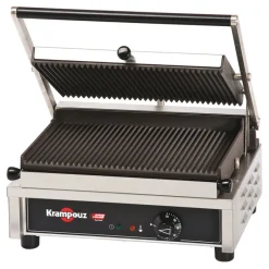 Sale Cerf Dellier Krampouz grill fonte rainurée amovible simple 2,6 KW