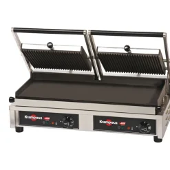 Discount Cerf Dellier Krampouz grill fonte rainurée amovible double 3,76 KW