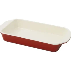 Hot Cerf Dellier Le Chasseur plat à rôtir rouge 34 x 18 cm