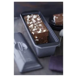 New Cerf Dellier Le Chasseur terrine avec couvercle noire 28 cm