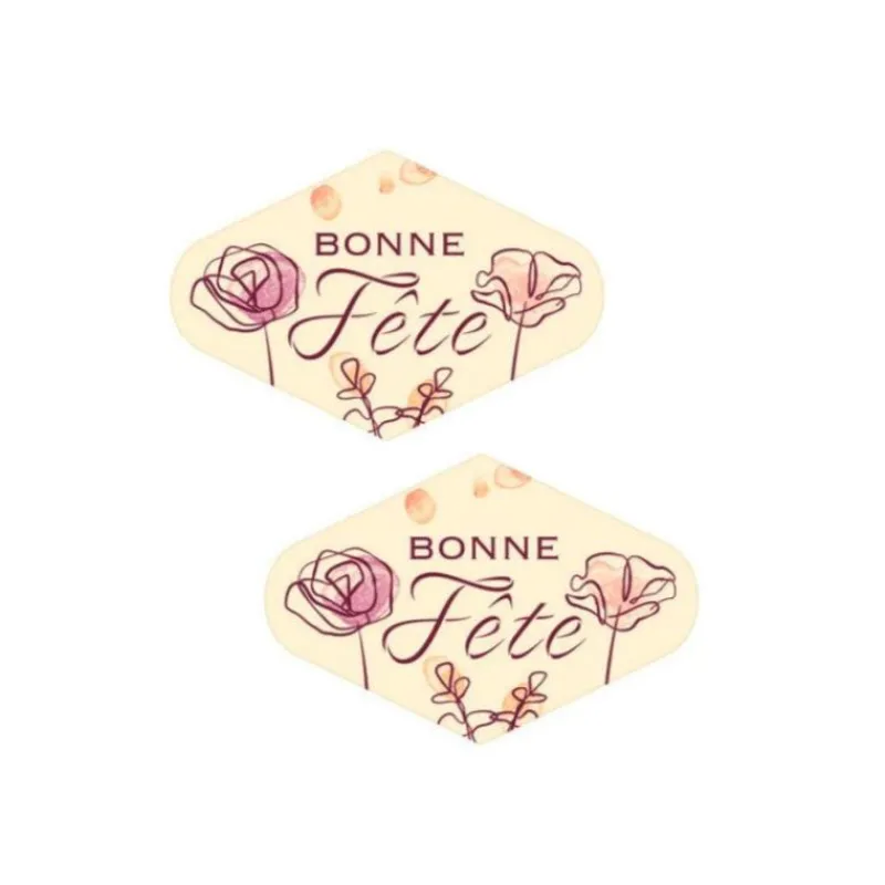 Clearance Cerf Dellier Losanges azyme Bonne Fête (x24)