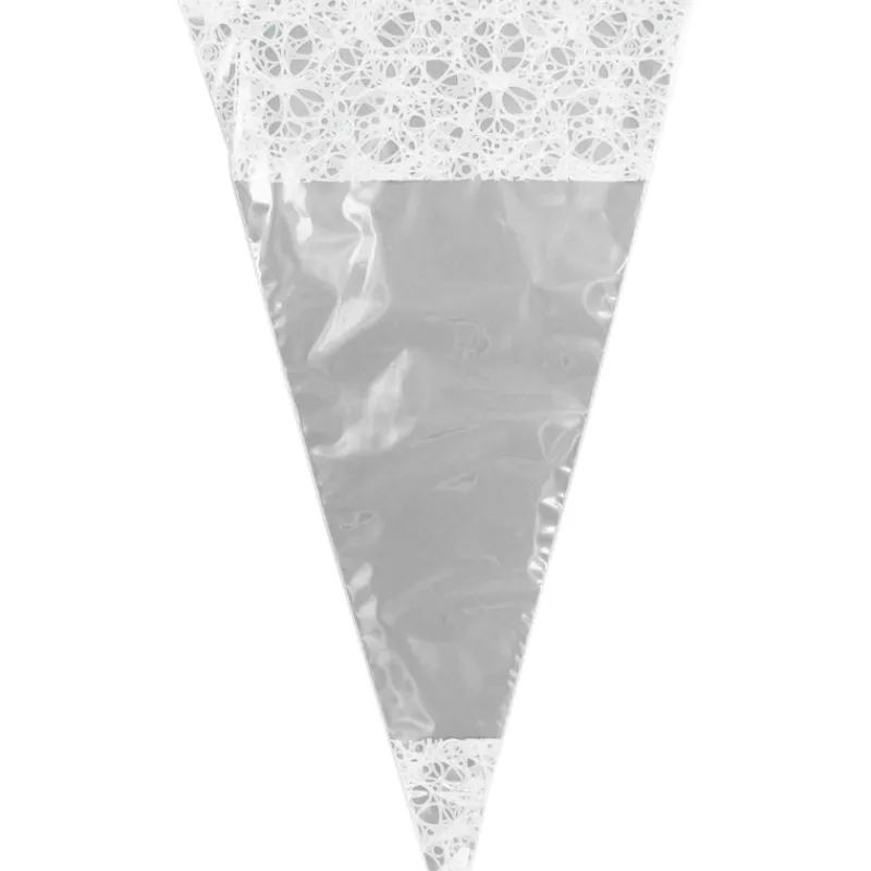 Online Cerf Dellier Lot cornets à confiseries décor blanc (x10)