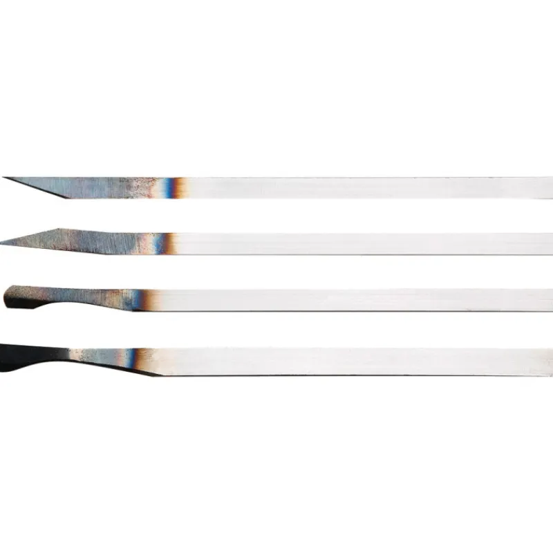 Cerf Dellier Lot de 12 lames boulanger acier au carbone traité boules moyennes