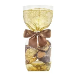 Clearance Cerf Dellier Lot sachets à motif dentelle dorée 2 - 10 x 22 cm (x100)