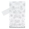 Online Cerf Dellier Lot sachets motif flocons de neige + liens - 14 x 23 cm (x10)