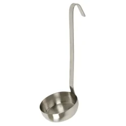 Hot Cerf Dellier Louche inox à fond plat pour pizza 10 cm