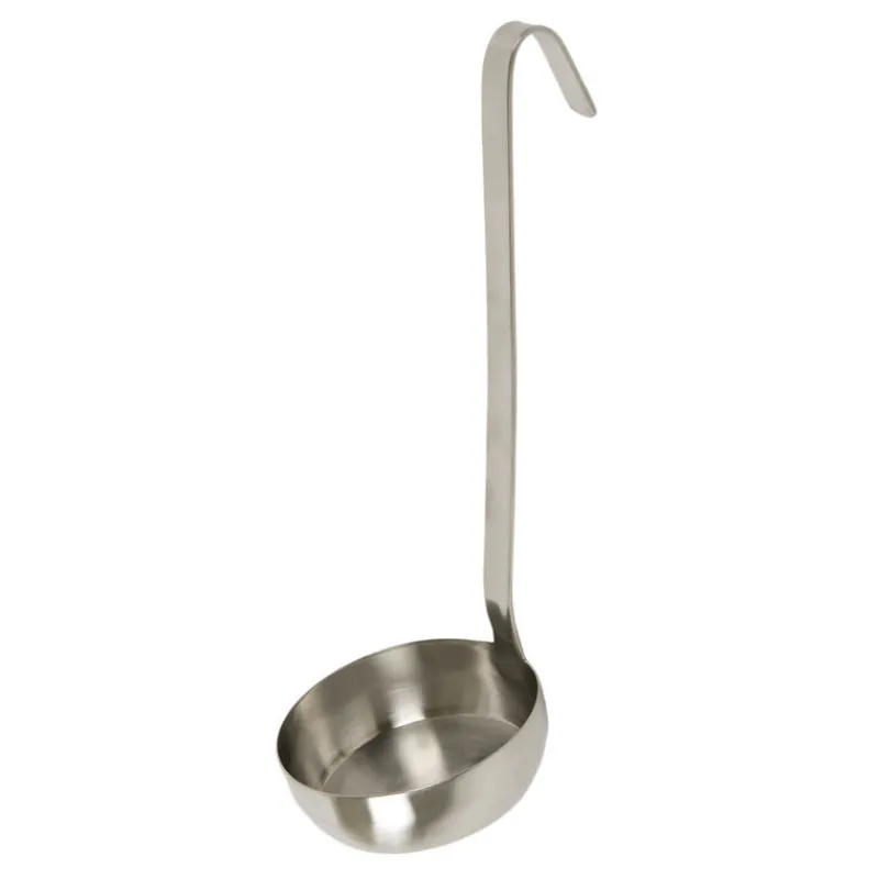Hot Cerf Dellier Louche inox à fond plat pour pizza 10 cm