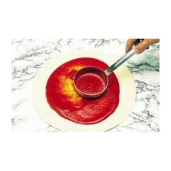 Hot Cerf Dellier Louche inox à fond plat pour pizza 10 cm