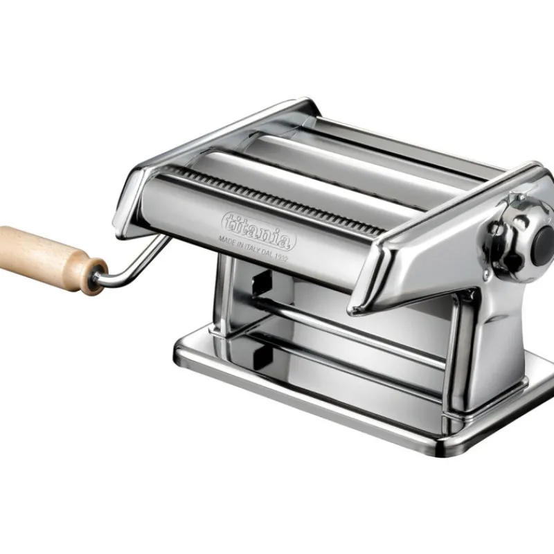 Discount Cerf Dellier Machine à pâtes manuelle titania acier chromé