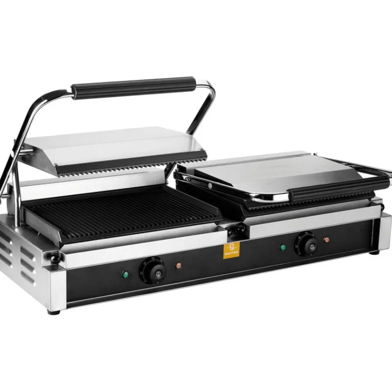 Cerf Dellier Matfer grill fonte rainurée double 4,4 KW