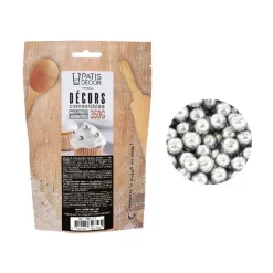 Best Cerf Dellier Maxi perles  argentées comestibles Ø 8 mm 350 g