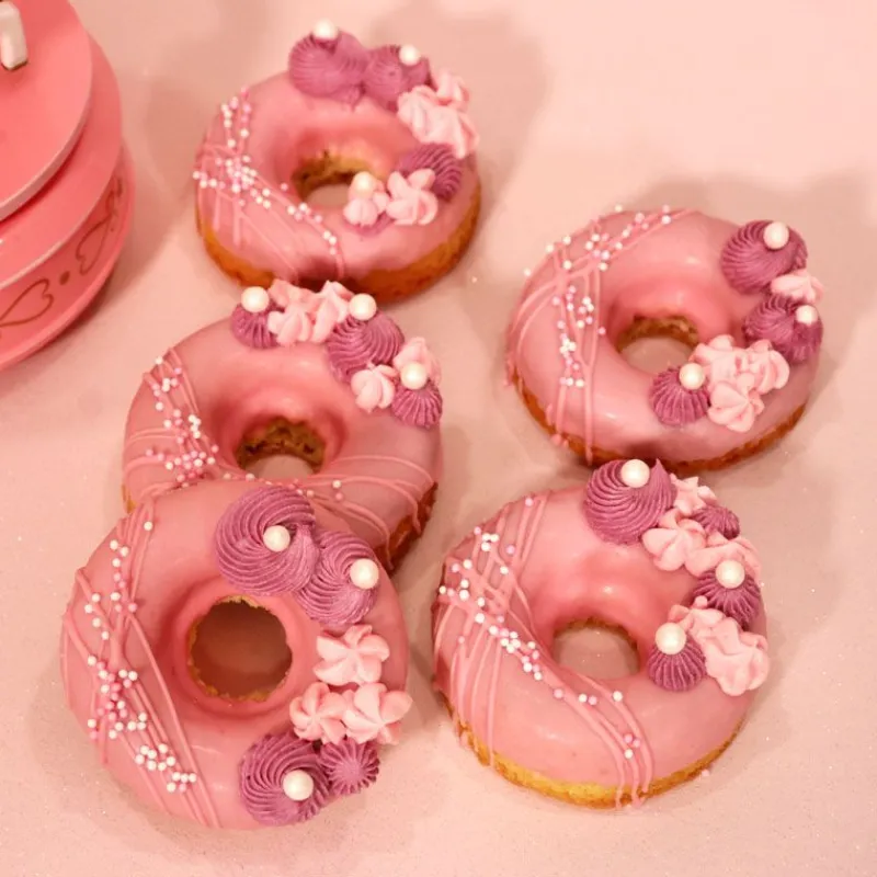 New Cerf Dellier Mini billes roses et blanches