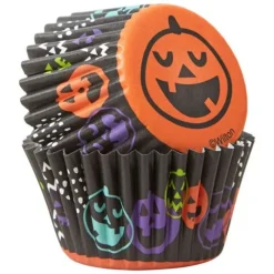 Clearance Cerf Dellier Mini caissette cupcake citrouille Wilton (x100)