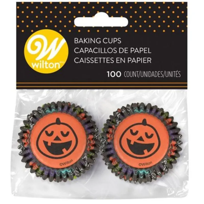 Clearance Cerf Dellier Mini caissette cupcake citrouille Wilton (x100)