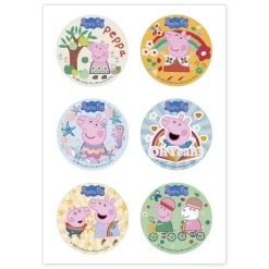Outlet Cerf Dellier Mini disques azyme Peppa Pig (x6)