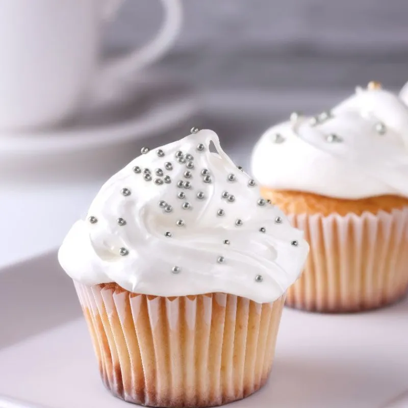 New Cerf Dellier Mini perles argentées comestibles Ø 2 mm 350 g