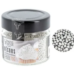 Online Cerf Dellier Mini perles argentées comestibles Ø 2 mm 70 g