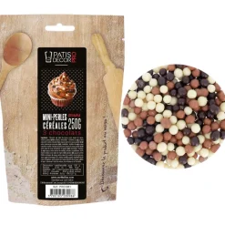 Outlet Cerf Dellier Mini perles de céréales 3 chocolat 250 g