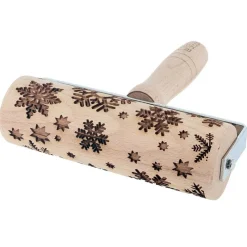 Sale Cerf Dellier Mini rouleau empreintes Flocons de neige