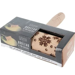 Sale Cerf Dellier Mini rouleau empreintes Flocons de neige