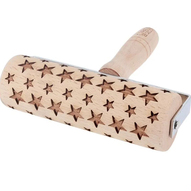 New Cerf Dellier Mini rouleau empreintes Étoiles