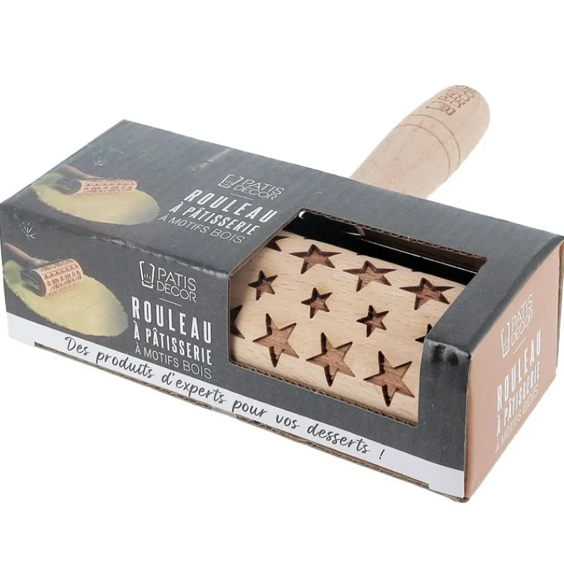 New Cerf Dellier Mini rouleau empreintes Étoiles