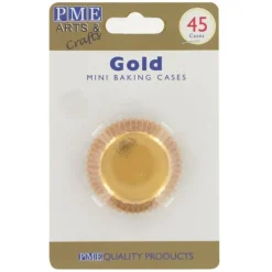 Outlet Cerf Dellier Mini-Caissettes aluminium dorées PME (x45)