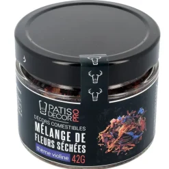 Hot Cerf Dellier Mélange de fleurs séchées violines 42 g