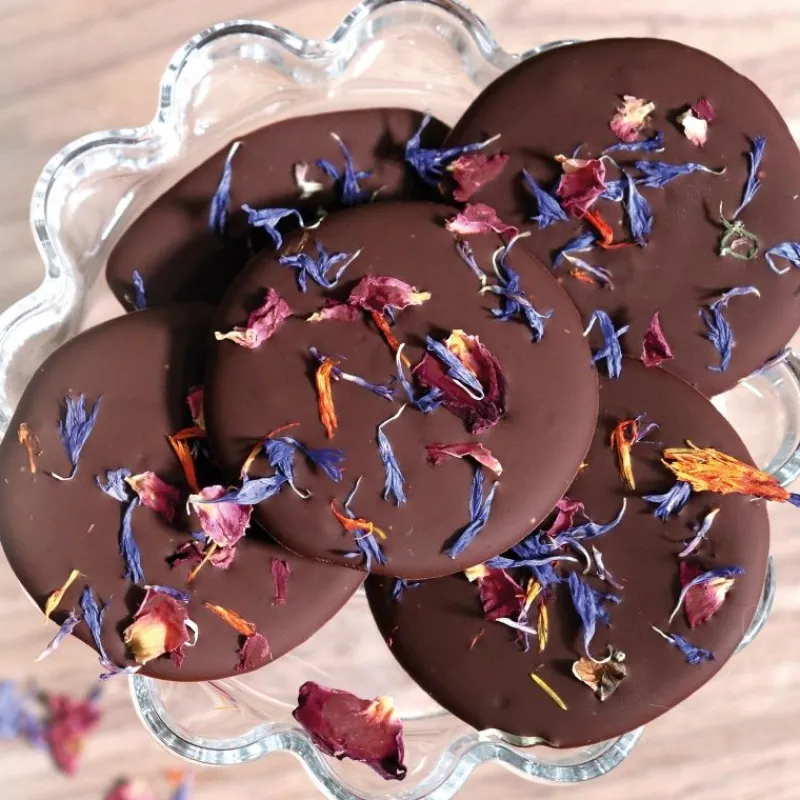 Hot Cerf Dellier Mélange de fleurs séchées violines 42 g