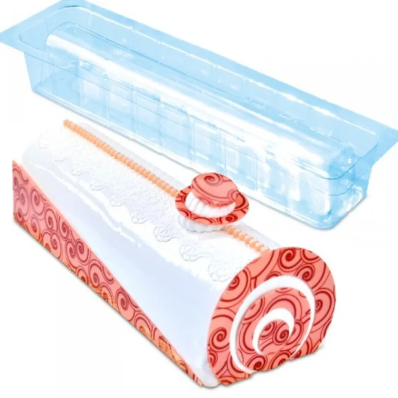 Cerf Dellier Moule à bûche demi rond (x 6)