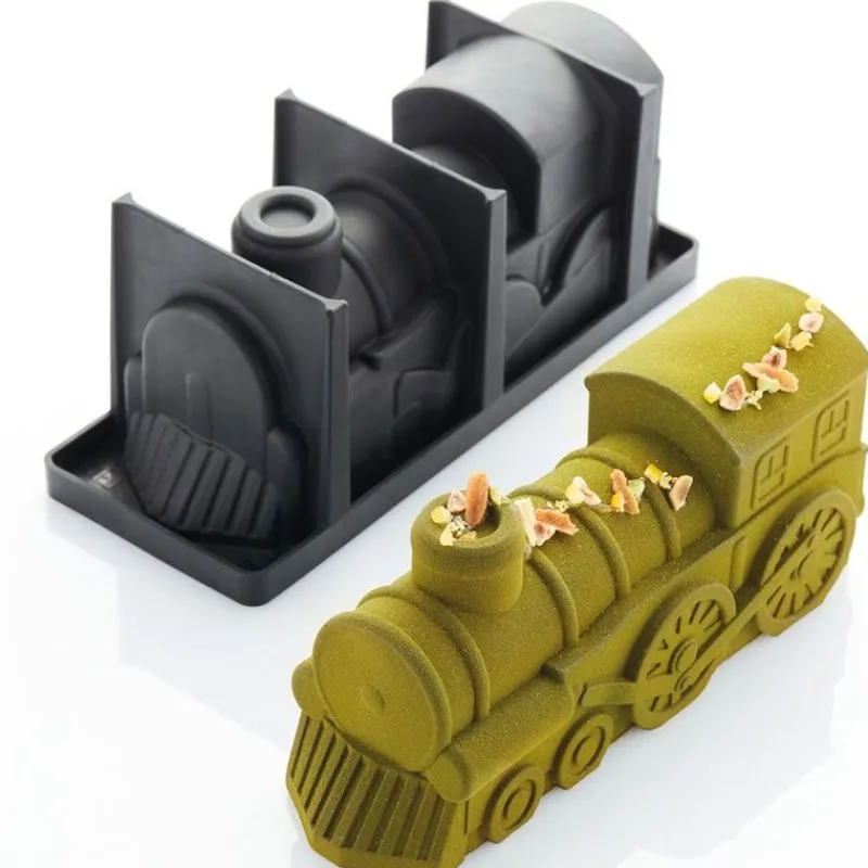 Sale Cerf Dellier Moule à bûche silicone Train Pavoni
