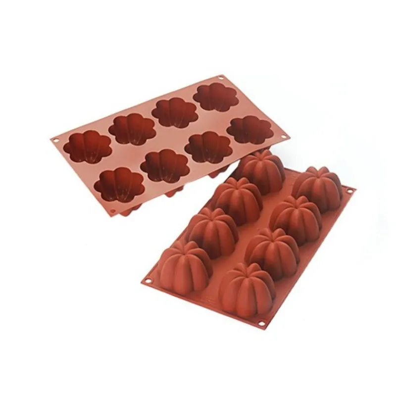 Cerf Dellier Moule 8 charlottes en silicone