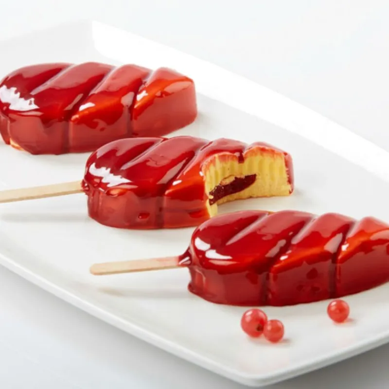 Cerf Dellier Moule à esquimaux silicone Malibu + 50 bâtons