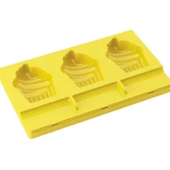 Hot Cerf Dellier Moule à esquimaux silicone Cupcake + 50 bâtons