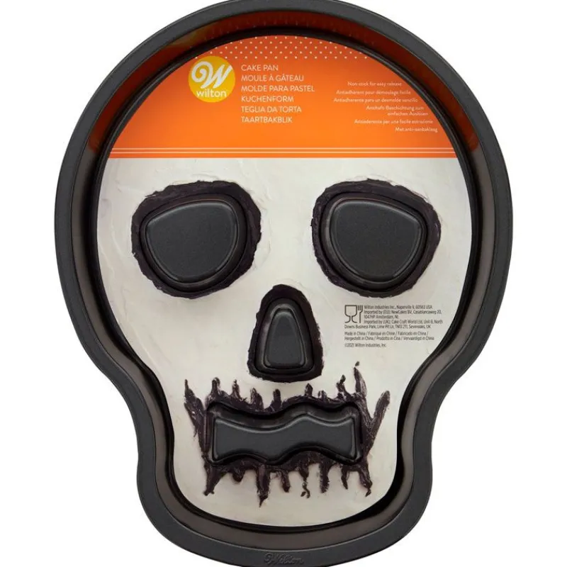 Clearance Cerf Dellier Moule à gâteau Crâne Halloween 3D Wilton