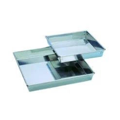 Online Cerf Dellier Moule à manqué carré fer blanc 30 cm