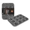 Discount Cerf Dellier Moule 12 muffins perforé anti-adhérent