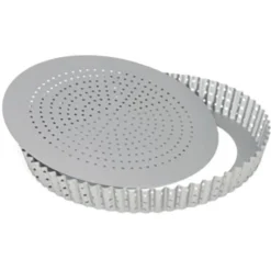 Outlet Cerf Dellier Moule à tarte antiadhésif perforé avec fond amovible