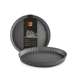 Sale Cerf Dellier Moule à tarte cannelé perforé fond amovible