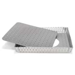 Discount Cerf Dellier Moule à tarte carré antiadhésif perforé avec fond amovible