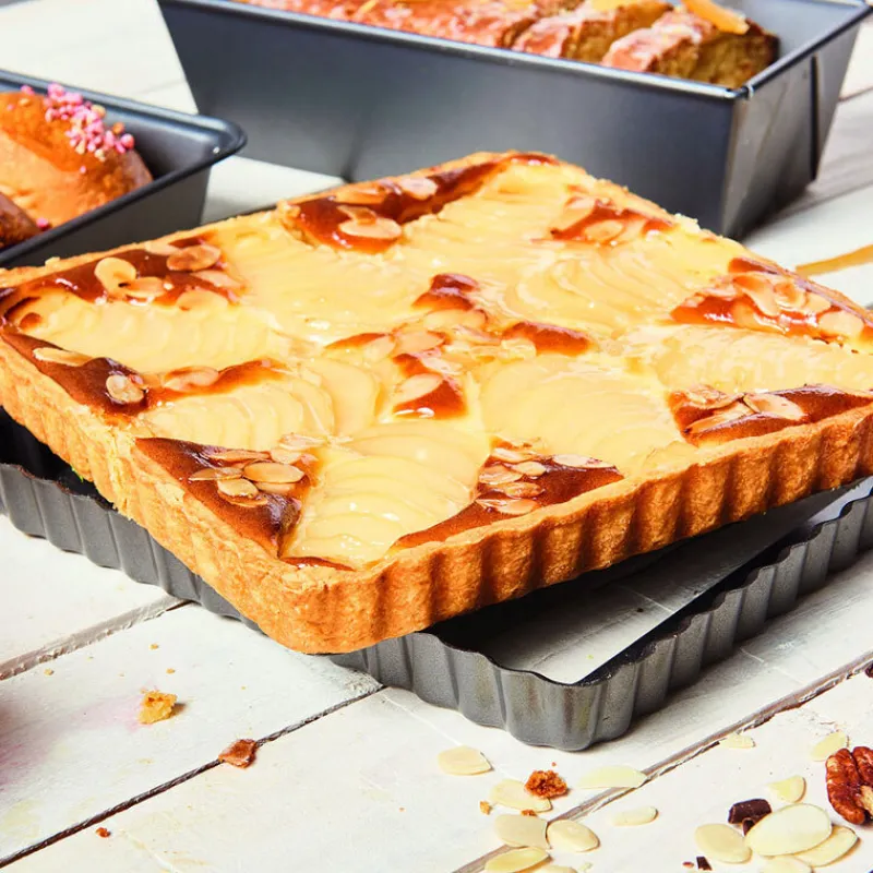 Discount Cerf Dellier Moule à tarte carrée 23 cm à fond amovible