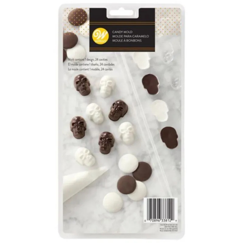 Discount Cerf Dellier Moule bonbon Crânes Wilton