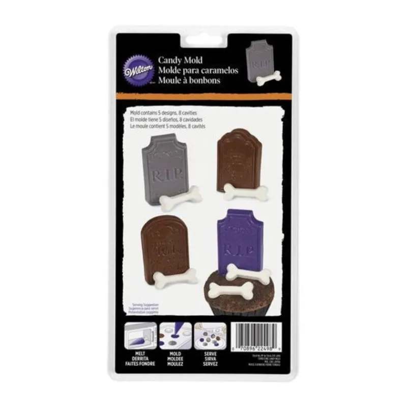 Cerf Dellier Moule bonbon Pierre Tombale Wilton